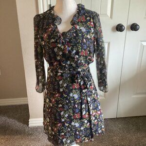 🌸 Madewell Chiffon Floral Wrap Dress - Size S 🌸